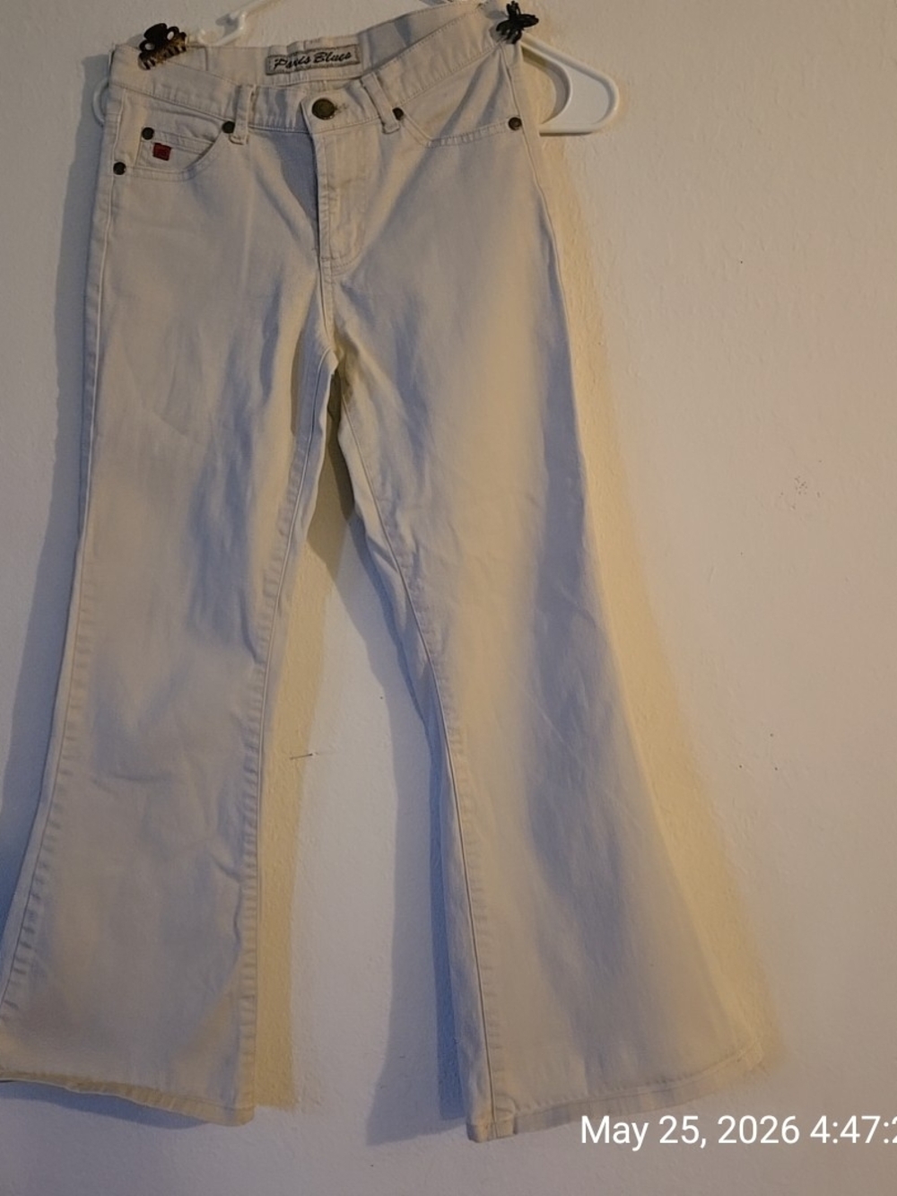 Paris Blues Cream High-Rise Jeans